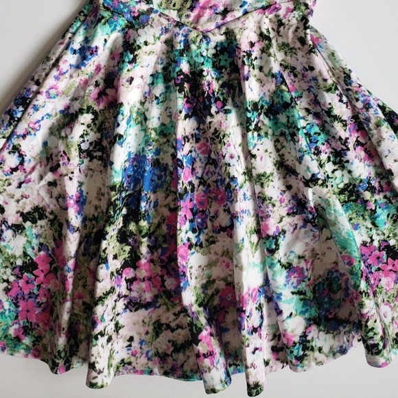 Miami Floral Sweetheart Dress - Picture 7 of 7